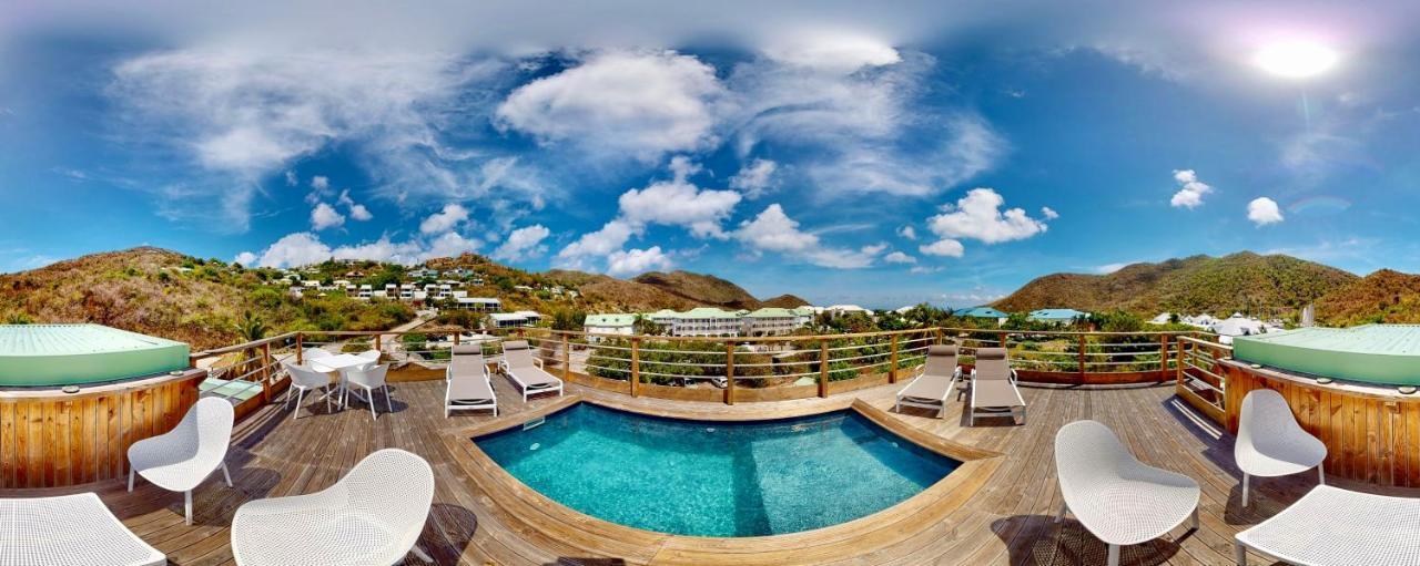 Ferienwohnung Les Lauriers - Piscine Sur Le Toit - Anse Marcel Exterior foto