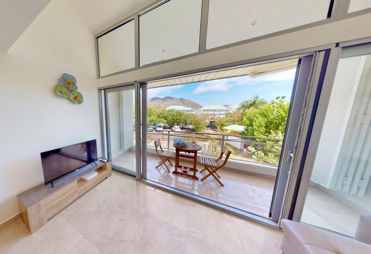 Ferienwohnung Les Lauriers - Piscine Sur Le Toit - Anse Marcel Exterior foto