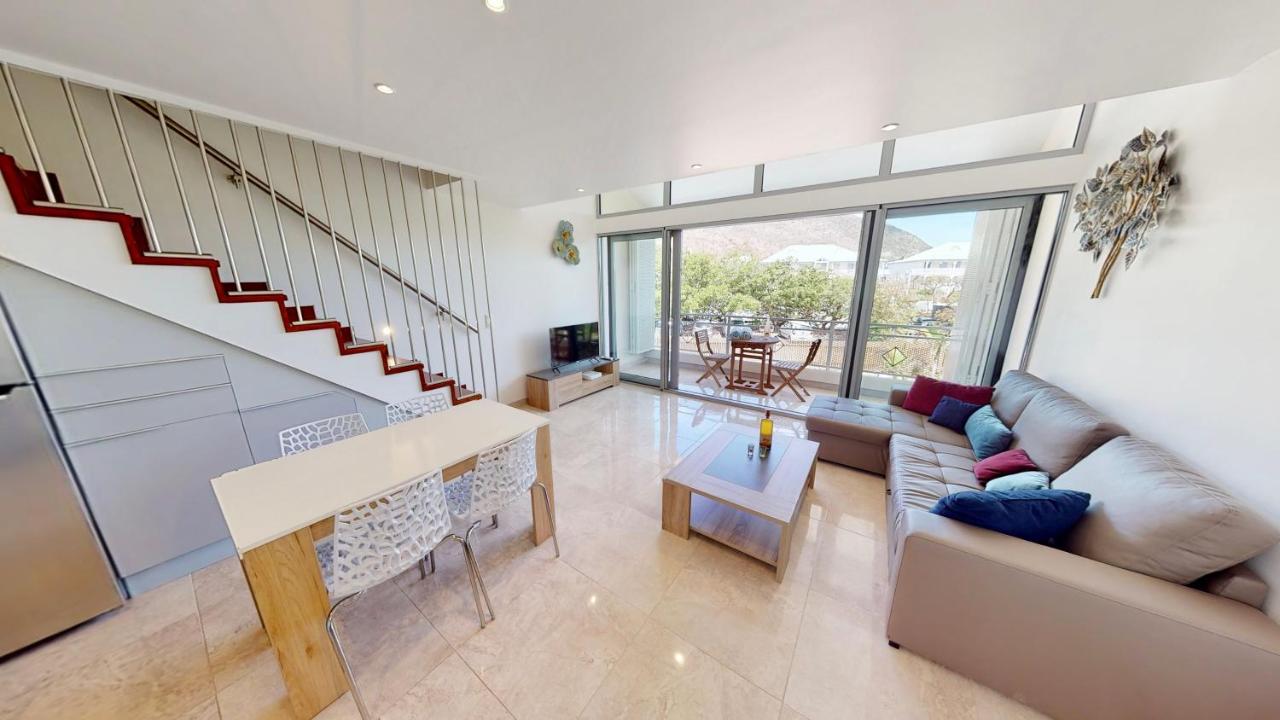 Ferienwohnung Les Lauriers - Piscine Sur Le Toit - Anse Marcel Exterior foto
